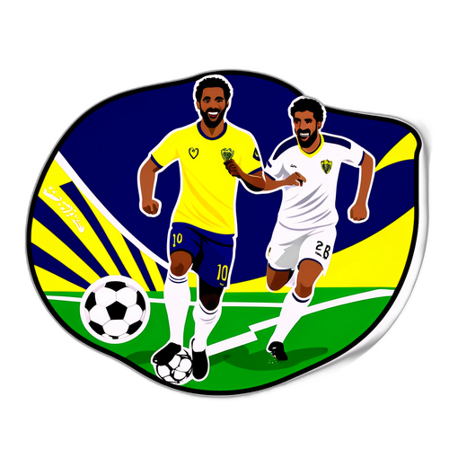 阿爾納斯爾與阿爾伊蒂哈德的比賽場景