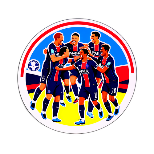 PSG Győzelmi Pillanatok Ünneplése