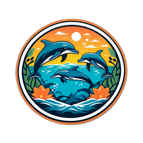 保护环境与自然和谐共处贴纸