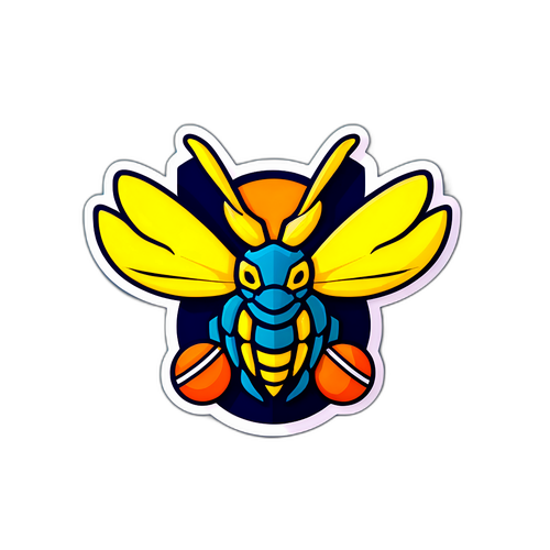 Adesivo Minimalista dos Hornets e Pacers