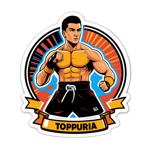 Ilia Topuria Championship Sticker