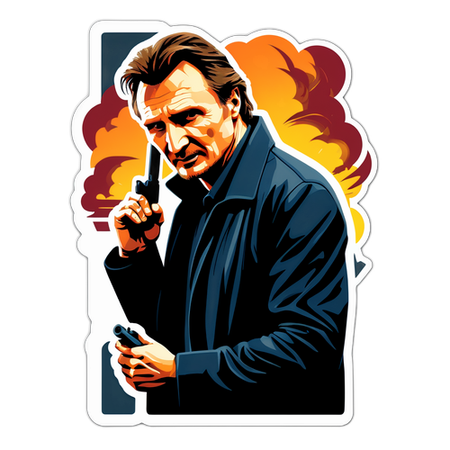 Sticker z Liamem Neesonem