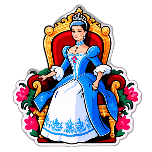 Design Royal Élegant avec la Princesse Victoria Romanovna