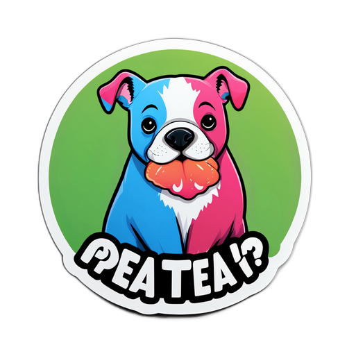 Nálepka s mottem 'Co Peta?'