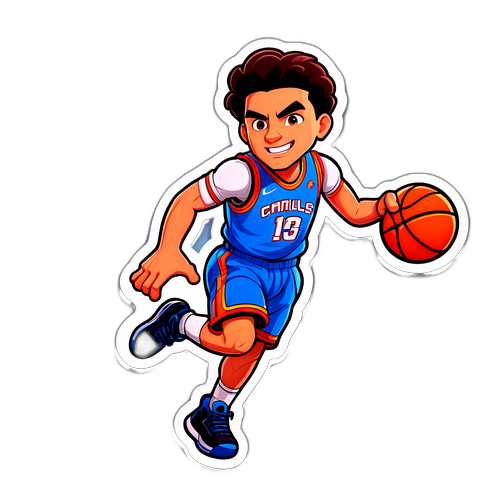 籃球運動場上的卡洛斯·阿卡拉斯