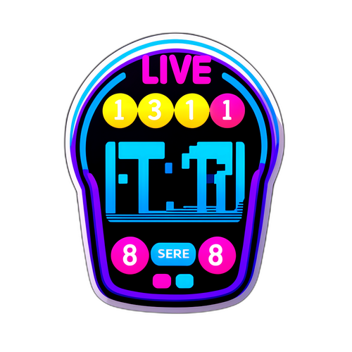 Sticker Hiển Thị Tỉ Số Trực Tiếp với Hiệu Ứng Ánh Sáng