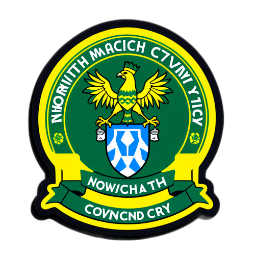 Sticker Ontwerp voor de Wedstrijd tussen Norwich City en Coventry