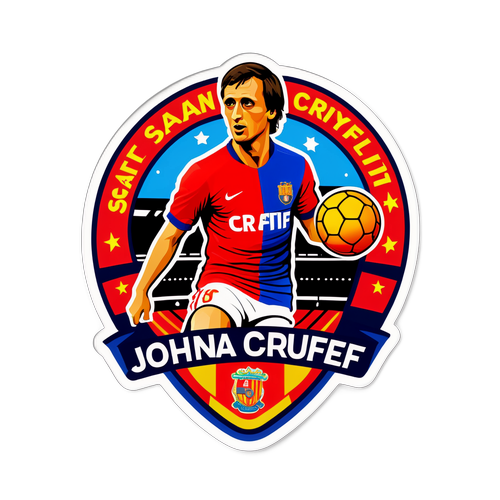 Sticker med Estadi Johan Cruyff