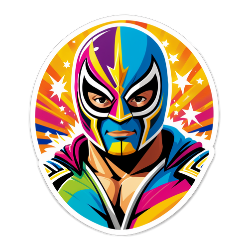 Illustrazione di Rey Mysterio
