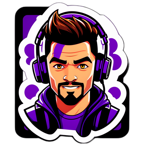 Σχεδίαση αυτοκόλλητου gaming avatar για Twitch streamers
