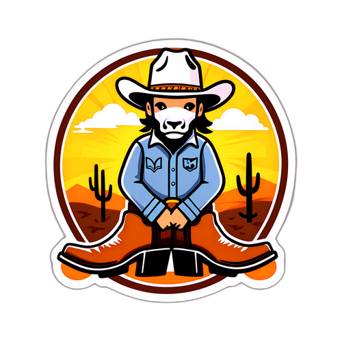 Texas Cowboy Heritage Sticker