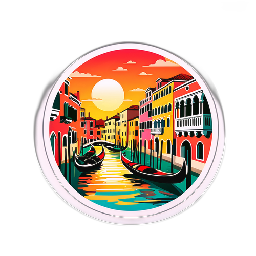 Canali Iconici di Venezia al Tramonto
