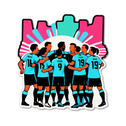 Stiker Pasukan Sepak Bola Minnesota