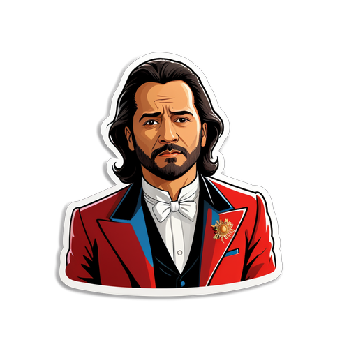 ¡Imperdible! Claudio Reyes en Su Mejor Escena: Descubre el Detalle de Este Sticker que Dejará Huella