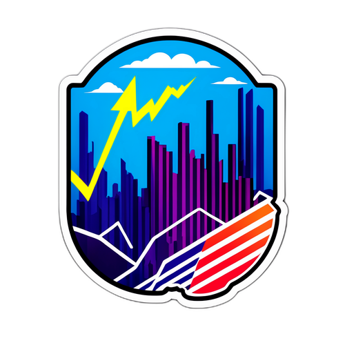 สติกเกอร์การเปลี่ยนแปลงของดัชนีดาวโจนส์