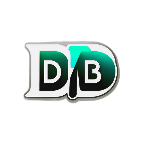 Moderne logo med bokstavene 'dnb'