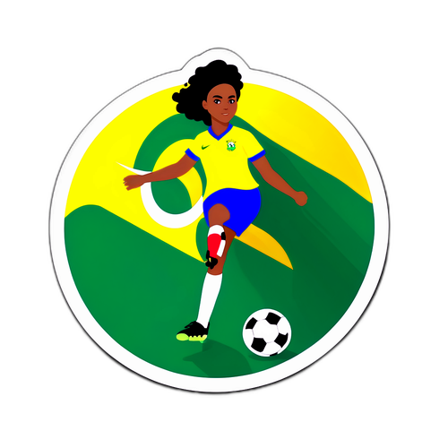 Uma Jogadora de Futebol Brasileira