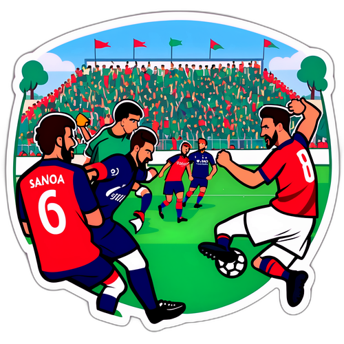 Rekaan Kartun Pertandingan Sassuolo vs Genoa