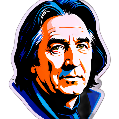 Pop-taideinnoitettu kunnianosoitus Alan Rickmanille