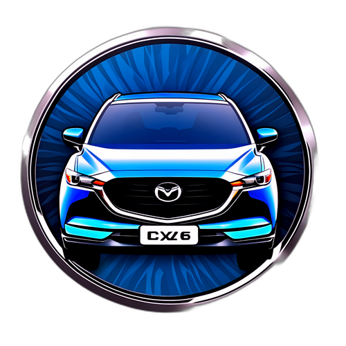 Emblemu ya Mazda CX-6 ya 2026