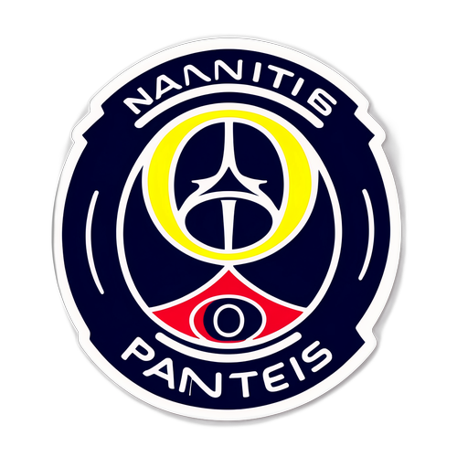 Autocolant meci Nantes - PSG