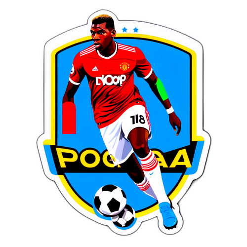 Autocollant de dribble de Pogba
