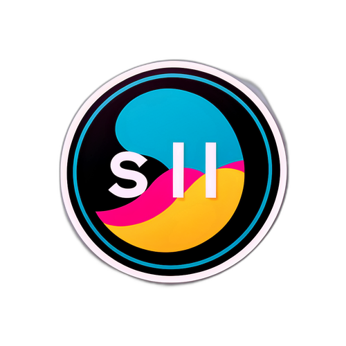 Stiker 'S' Minimalis