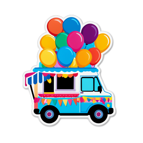 Сладкий праздник в фургоне