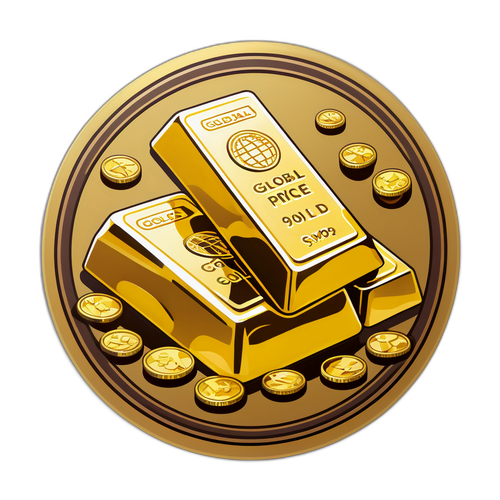 Stiker Harga Emas Global