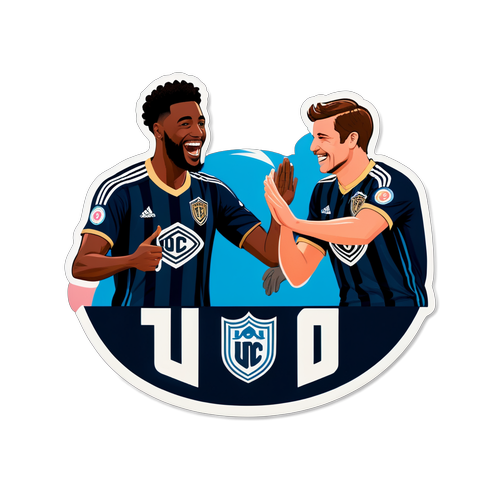 Philadelphia Union ve Inter Miami Oyuncuları ile Spor Camaraderisi Sticker'ı