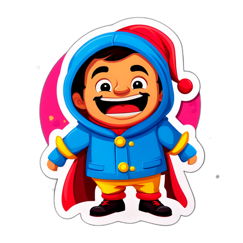 Χιουμοριστική Αυτοκόλλητη Εικόνα του Φαρίδ