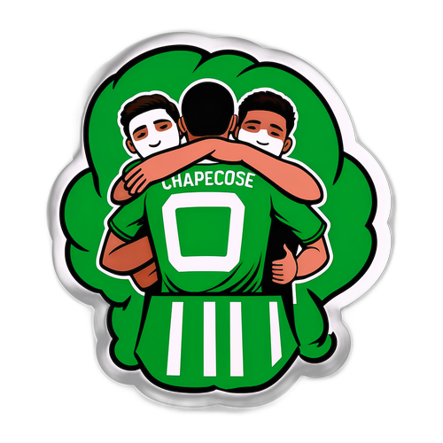 Emblema de unidade e força da Chapecoense
