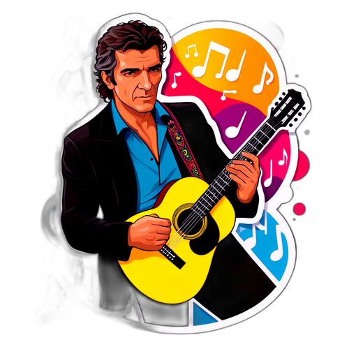 Zielony naklejka z Antonio Banderasem