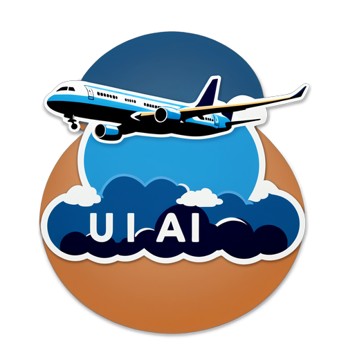 UNI Air 飛機貼紙