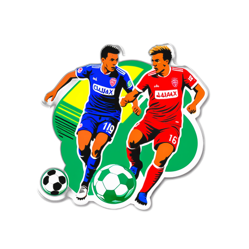 Stiker Pertandingan Ajax vs Fortuna Sittard