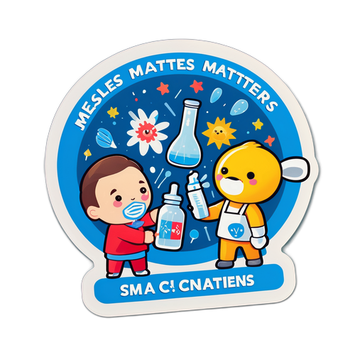 Measles Matters Sticker