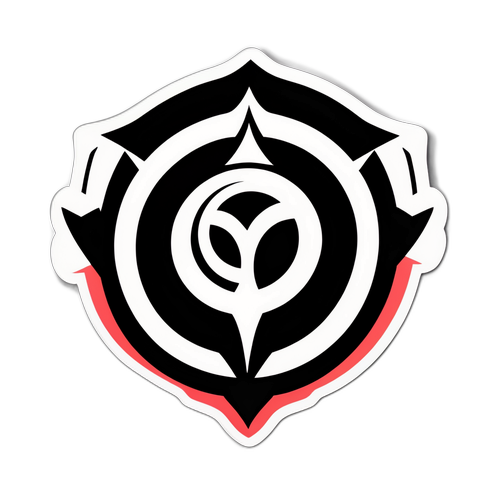 Arte Abstrata Simbolizando os Fãs Vibrantes do Corinthians