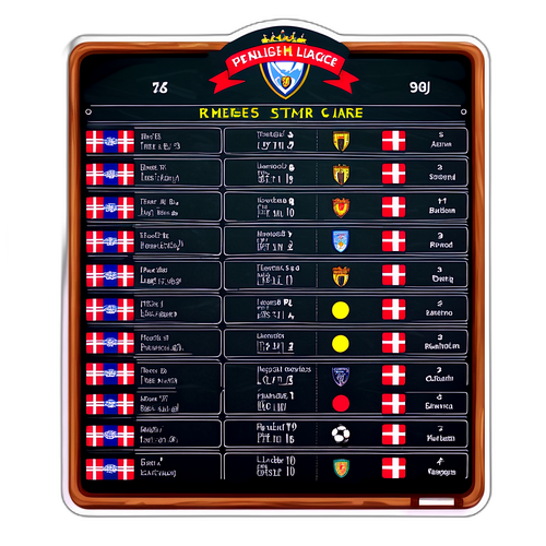 Sticker ya Ligi Kuu ya Uingereza