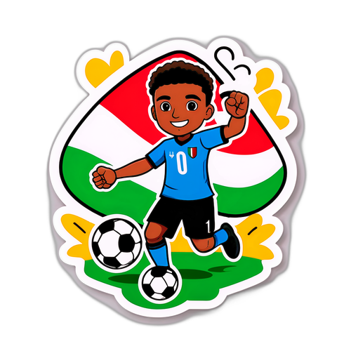 สติกเกอร์ฟุตบอลธีมทีม U21 อิตาลี