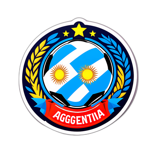 Stiker Merayakan Liga Profesional Argentina