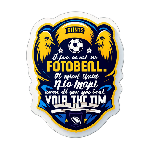 สติ๊กเกอร์คำคมสร้างแรงบันดาลใจสำหรับแฟนฟุตบอล