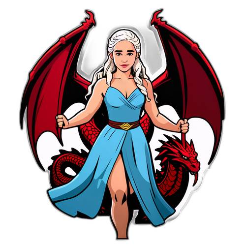 Emilia Clarke como Daenerys Targaryen
