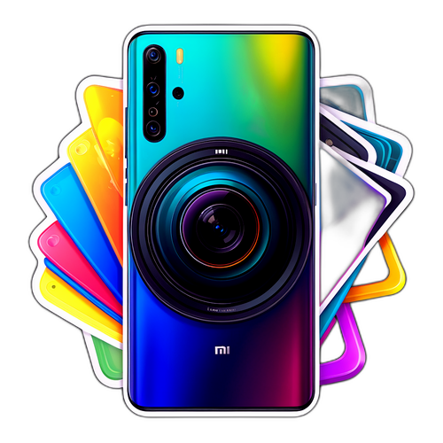 एक आकर्षक डिजिटल कला Xiaomi 17 Pro Max का