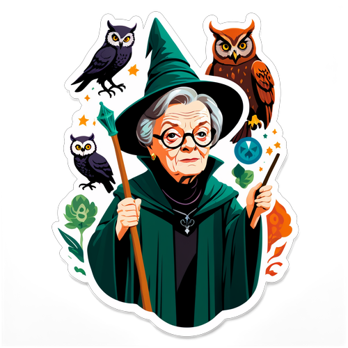 La Magie de la Sorcellerie : Dame Maggie Smith en McGonagall Vous Éblouira !