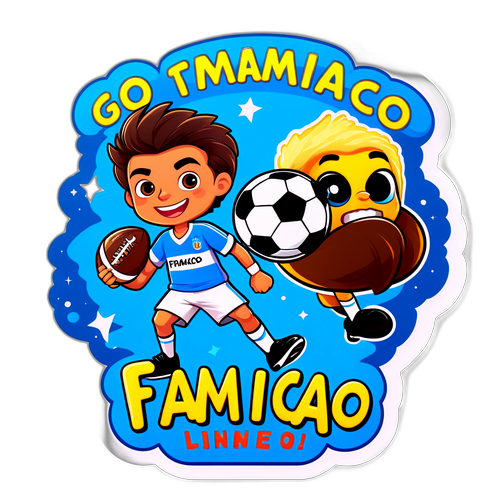 Famalicão Voetbal Sticker