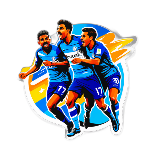 Wachezaji wa Porto FC Wakiadhimisha Lengo