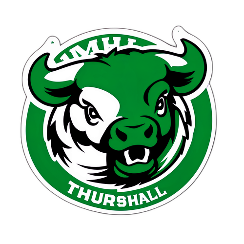 Marshall Thundering Herd Logo Sticker