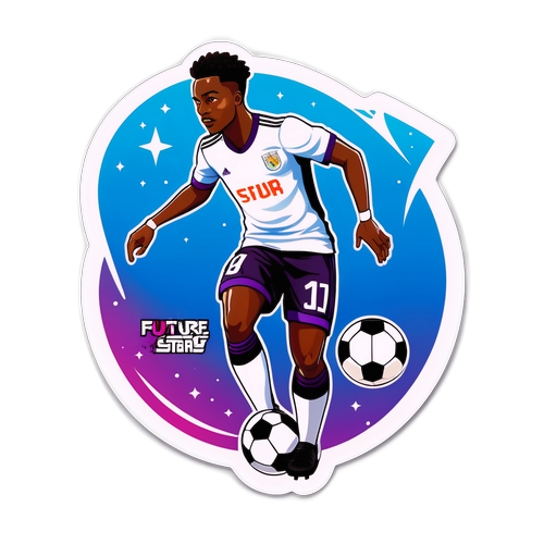 Gelecek Yıldız! Futbol Aksiyonu Sticker'ı