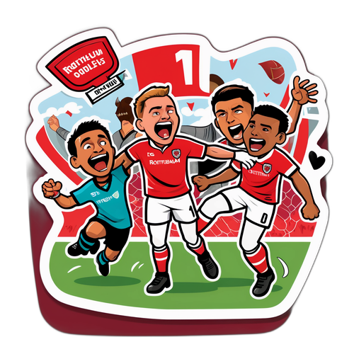 Sticker ya Nje ya Mchezo wa Rotherham vs. Northampton