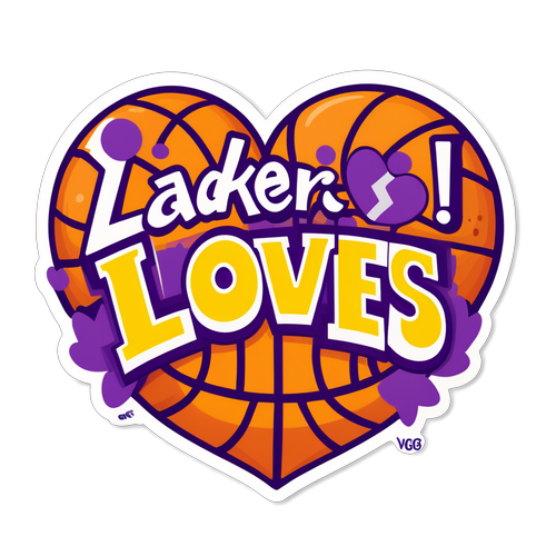 Stiker Cinta Lakers